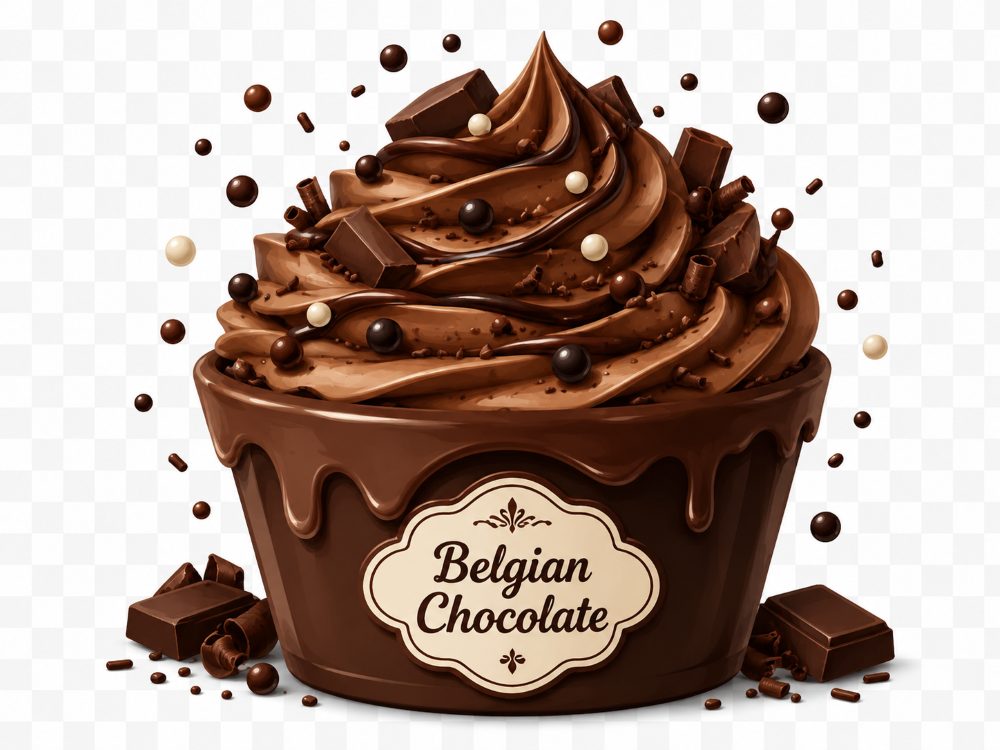 Belgian Chocolate frozen yogurt