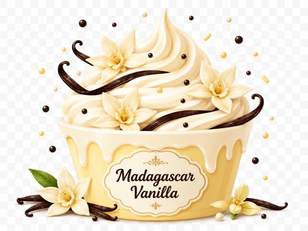 Madagascar Vanilla frozen yogurt