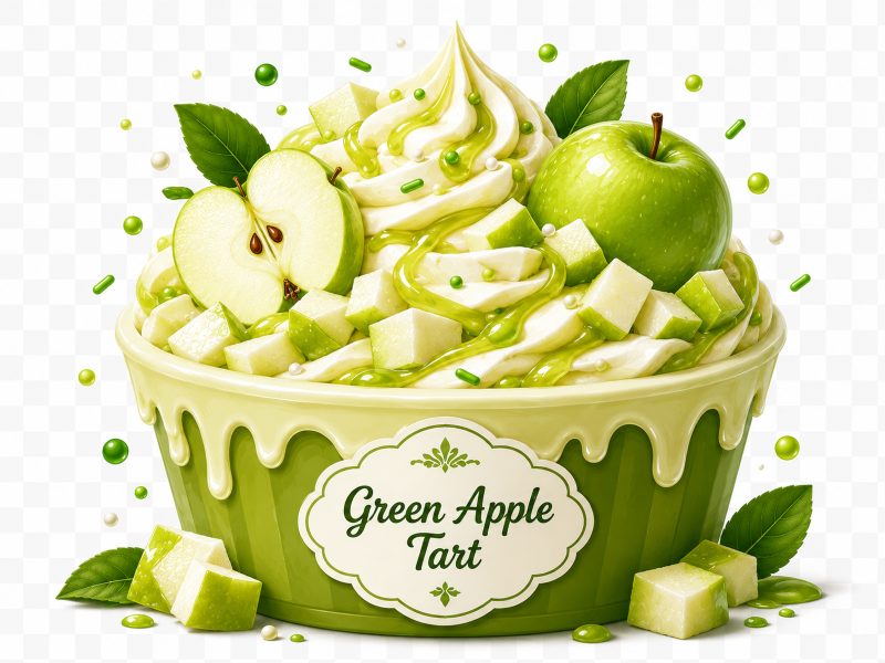 Green Apple Tart frozen yogurt at YogurtYork