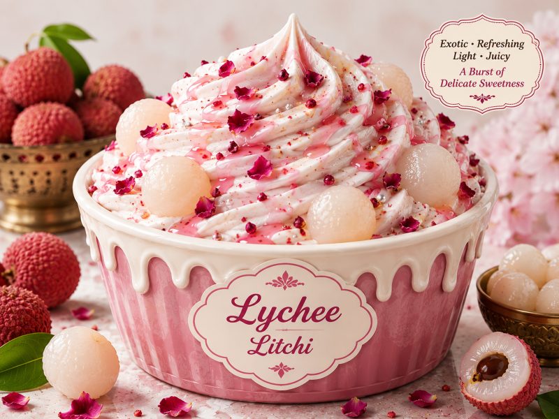 Lychee Litchi frozen yogurt at YogurtYork